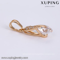 62229 Xuping new design fashion delicate beautiful dinner pendant charm gold plated jewelry sets